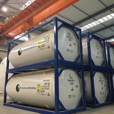 Κρυογόνο εμπορευματοκιβώτιο 40ft 20ft BV CCS δεξαμενών αποθήκευσης WH590E T50