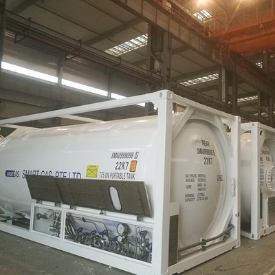 Sa-240M 304 LNG T14 ISO εμπορευματοκιβώτιο δεξαμενών 24800 λίτρα της LR BV CCS